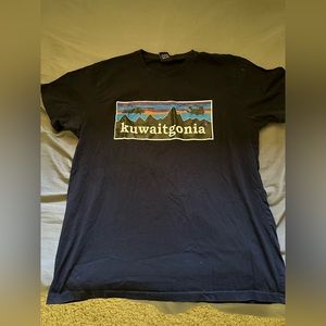 Vintage Kuwaitgonia T-shirt Size XL Men Navy